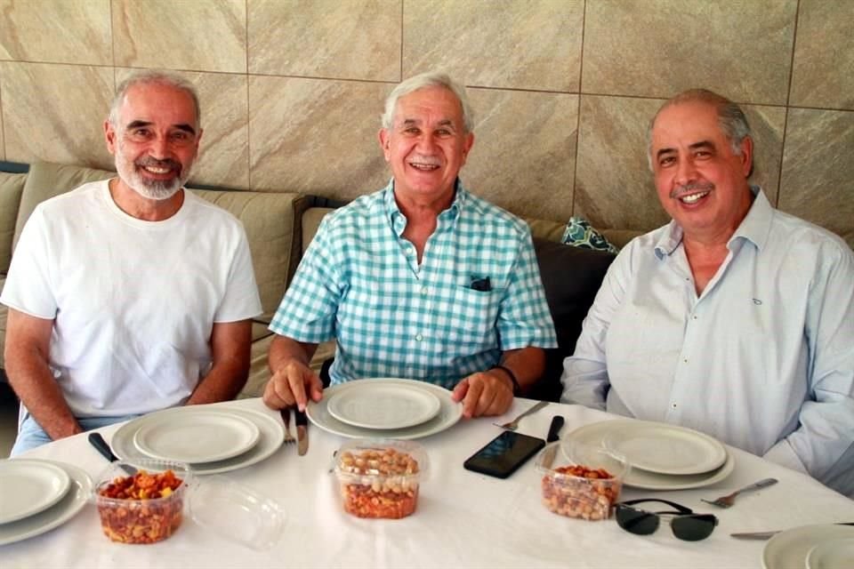 Juan Ángel Solís, Carlos García y David Calderón