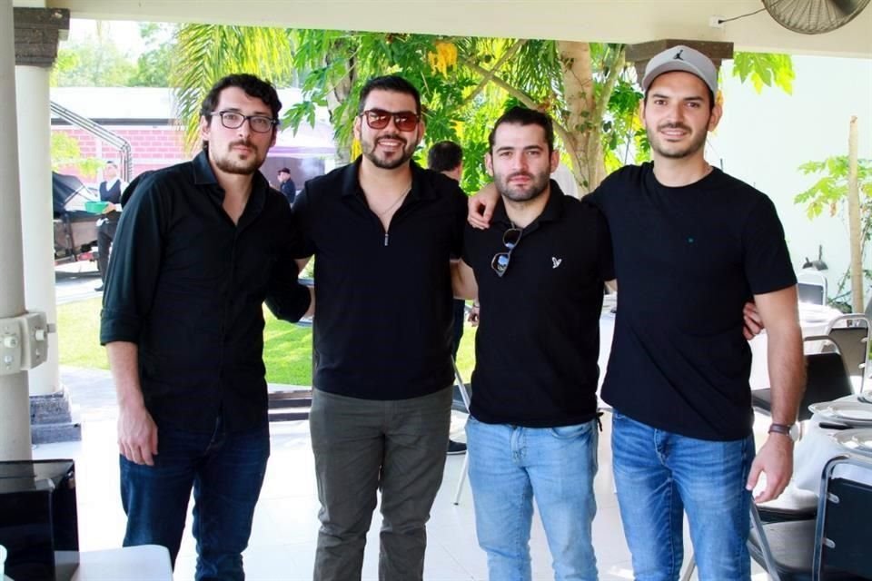 Édgar Tamez, Antonio de la Peña, Juan Carlos González y Néstor Niacianceno