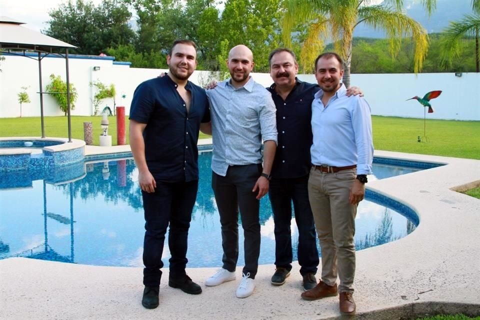 Javier Esteban Treviño Blanco, Jorge Treviño Blanco, Martín Treviño Garza y Martín Gerardo Treviño Blanco