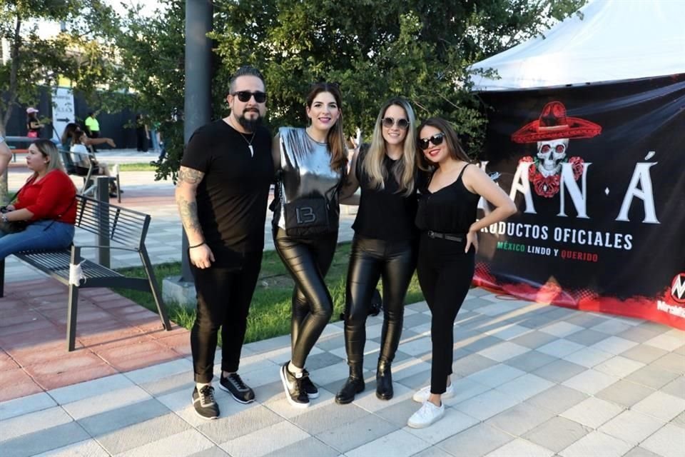 Rulo García, Andy Herrera, Gris Romero y Tania Galván