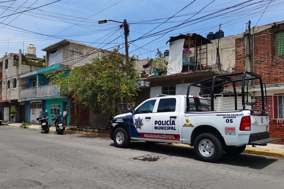 El accidente ocurrió en la vivienda ubicada sobre Calle Churubusco, entre Glorieta de Colón y Glorieta Fuente de Petróleos.