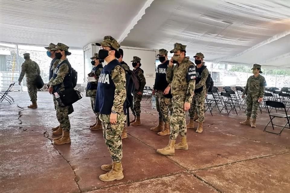 Mediante simulacros, este lunes se realizaron las últimas adecuaciones de los centros donde mañana comienza vacunación, BJ, Cuauhtémoc y A. Obregón.