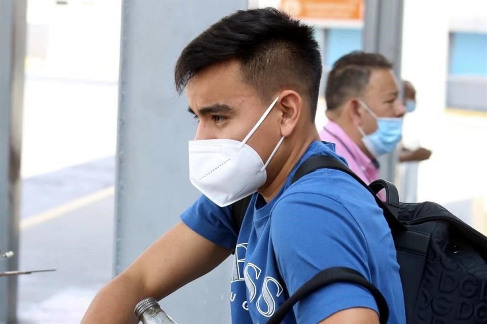 El regiomontano arribó este miércoles a la Ciudad para integrarse con su equipo.