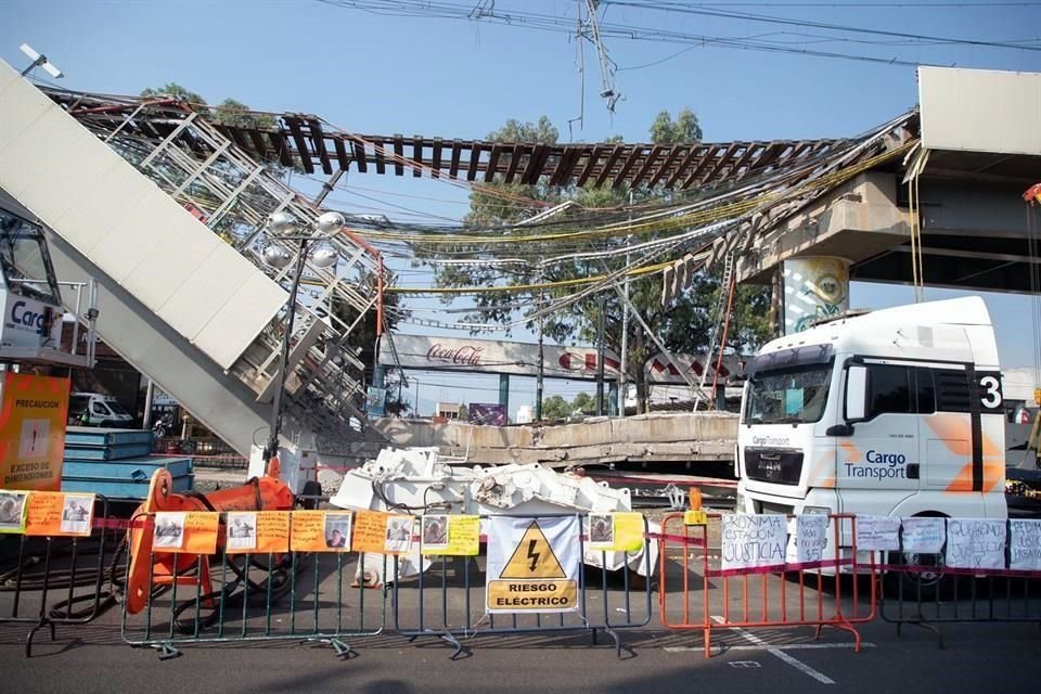 La trabe entre Olivos y Tezonco se desplomó el pasado lunes 3 de mayo.