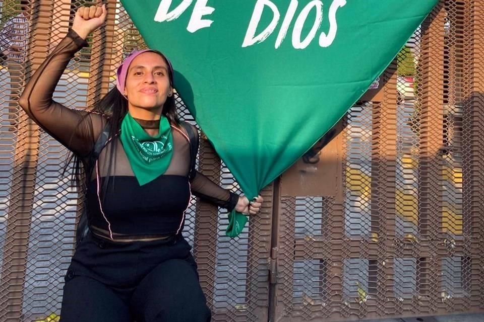 Angie de la Rosa Palafox, activista feminista.