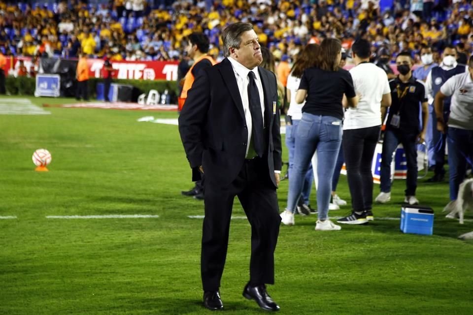 Miguel Herrera previo al encuentro entre Tigres y Atlas del sábado.