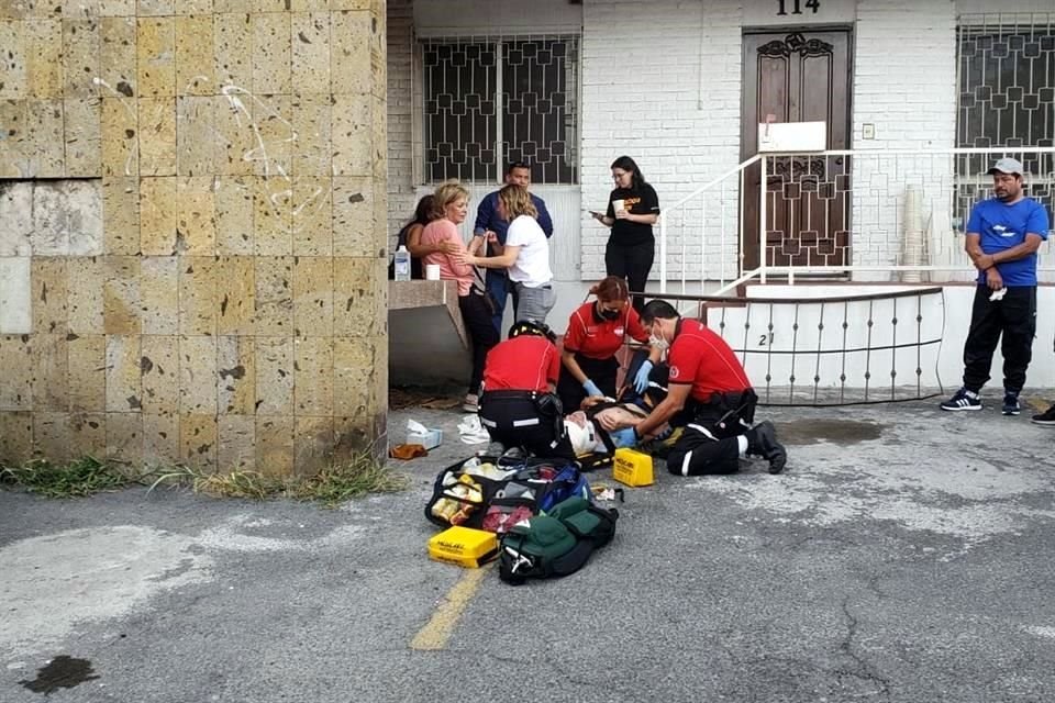 Jesús Elizondo Solís sufrió una fractura en el hombro y una herida en el rostro
