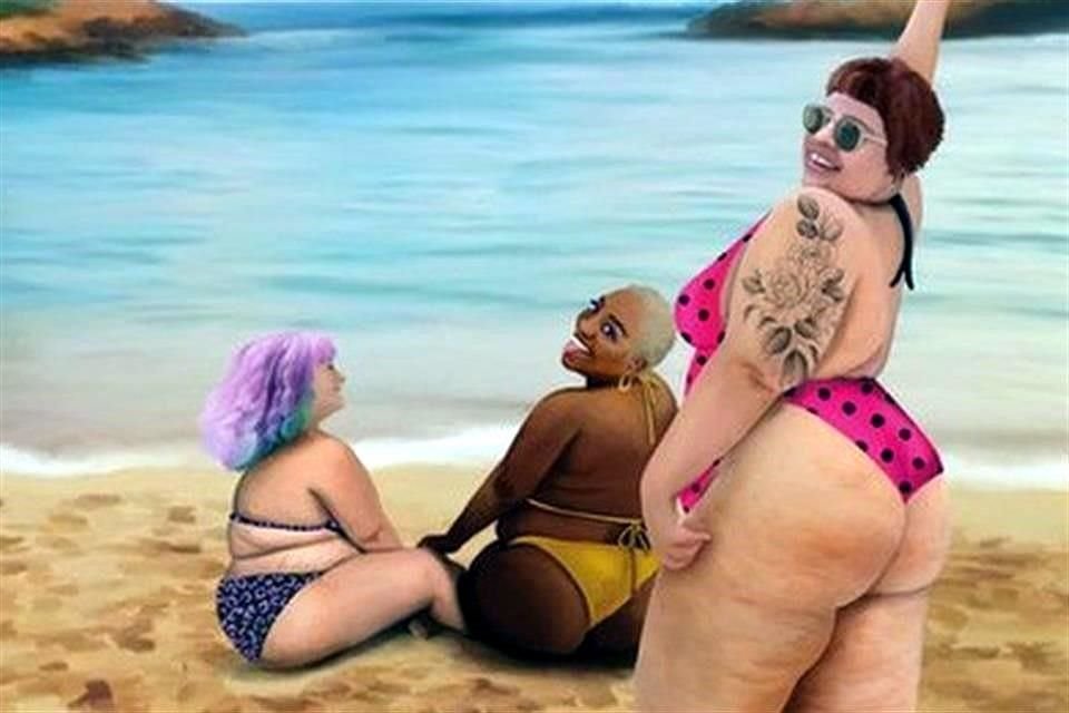 Esta es la foto de la campaña del Gobierno español para que las mujeres se animen a ir a la playa sin importar su físico.