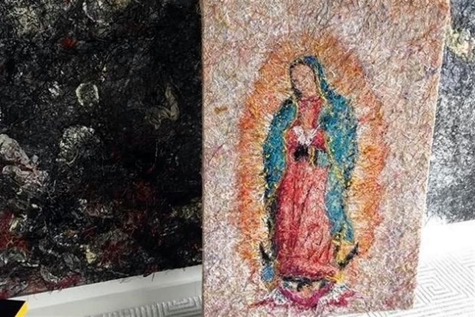 Se trata de una técnica autodidacta que el artista nacido en Oaxaca en 1975 llama entramado.