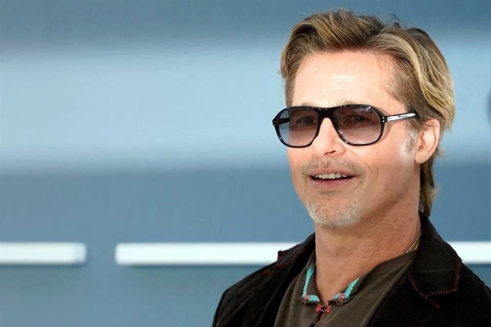 Brad Pitt reaparece y presenta su nuevo filme 'Tren Bala' en  Londres.