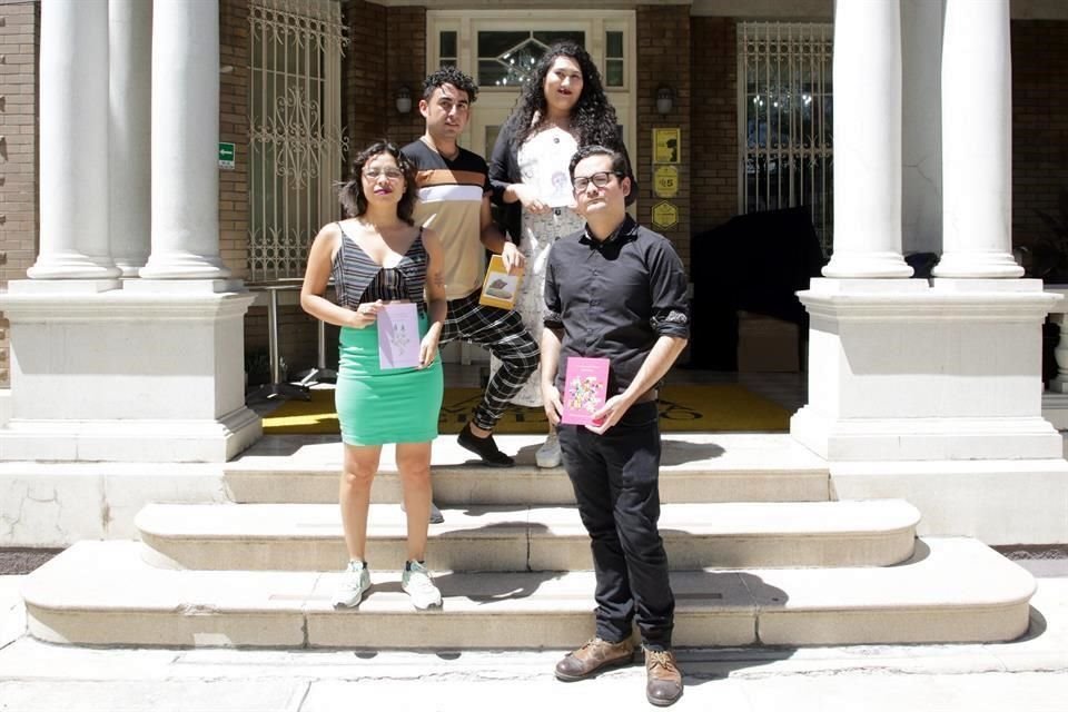 Iveth Luna Flores, Jesús de la Garza, Merari Lugo y Sergio Pérez.