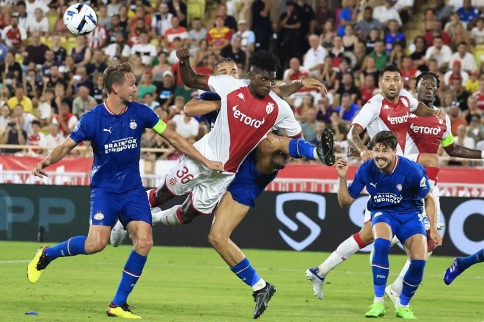 Mónaco y PSV empataron en la ida de la Tercera Ronda de clasificación para la Champions League.