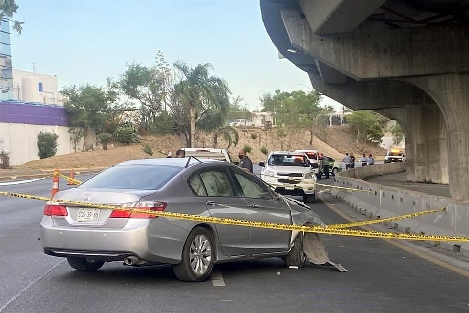 El accidente se registró en el Bulevar Miguel de la Madrid.