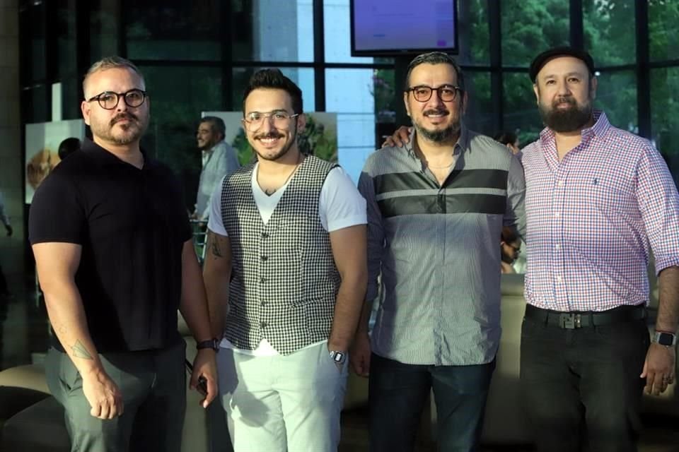 Gonzalo Castellanos, Jesús Domínguez, Ramiro Elizondo y Dante Loza