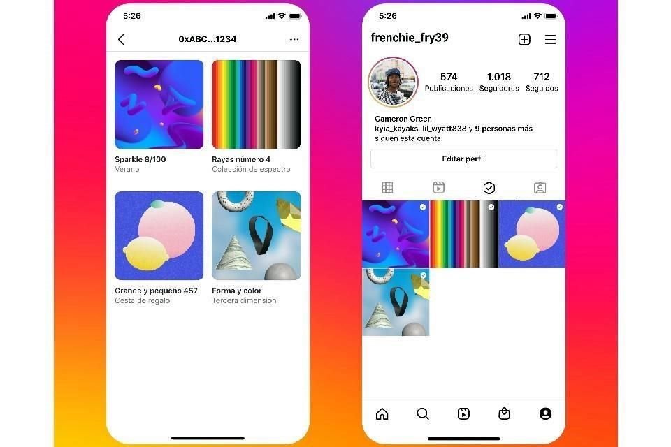 Ahora los creadores podrán ofrecer sus NFTs a través de Instagram.
