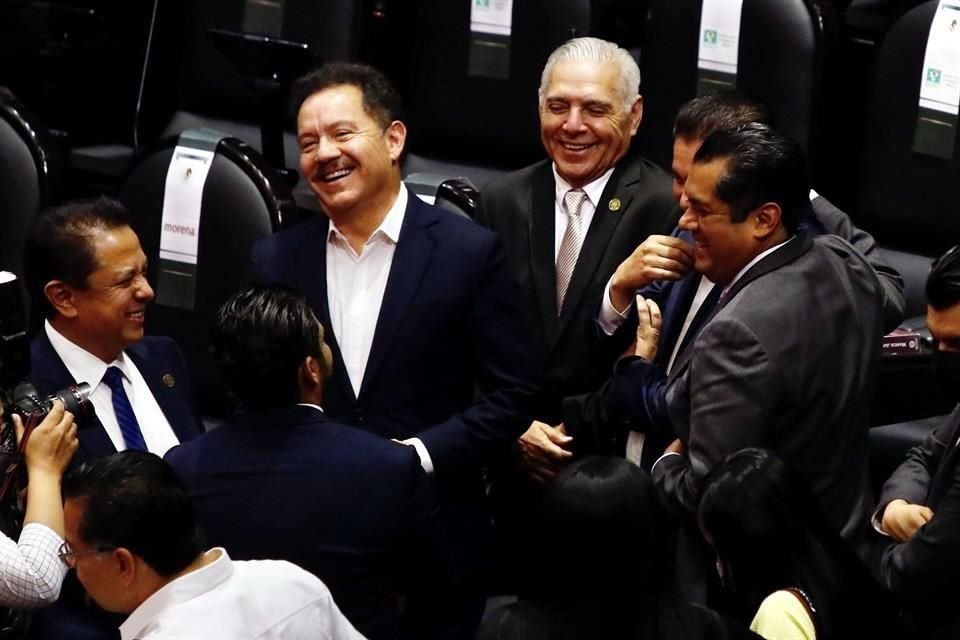 Ignacio Mier fue amonestado por el Tribunal Electoral, ante la negativa a incorporar a MC en la Permanente. Imagen en el periodo de sesiones pasado.