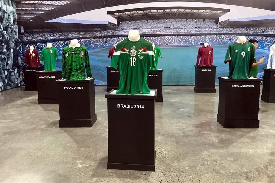 El Museo Itinerante tiene una gran colección de artículos de la Selección Mexicana.