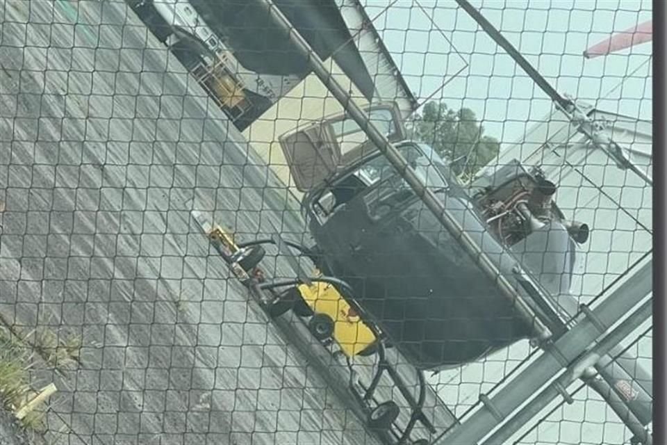 Esta versión  indica que la aeronave no se encontraba en el AICM la fecha en que supuestamente había sido sustraído.