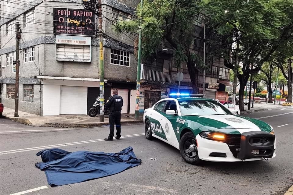 El accidente ocurrió en la esquina de Eje 3 Norte Noé y Calle Alicia.