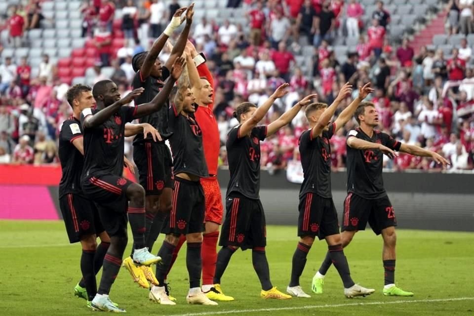 El Bayern Múnich lleva paso perfecto en la temporada y tiene una diferencia de goles de +7, en apenas dos partidos.