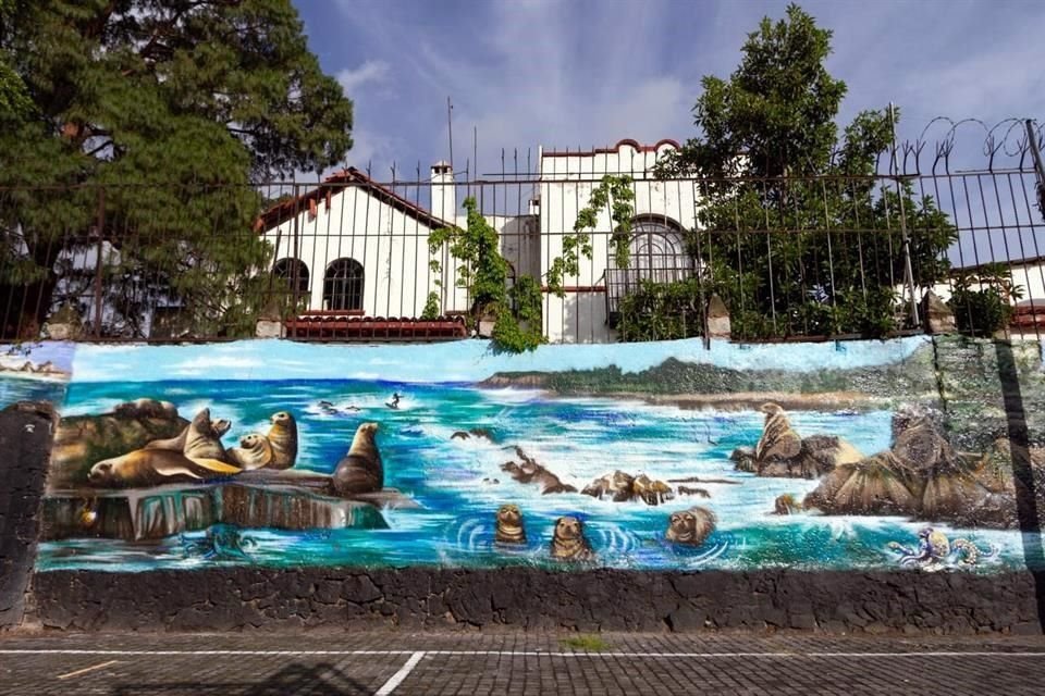 Activistas y artistas visuales hicieron un llamado para cuidar los océanos, a través de murales en diferentes puntos de la Ciudad de México.