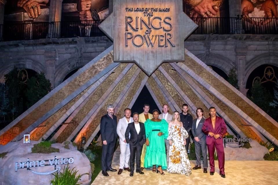 La noche de este miércoles se dio cita la alfombra roja de la premier en México de la serie 'El Señor de los Anillos: Los Anillos de Poder'.