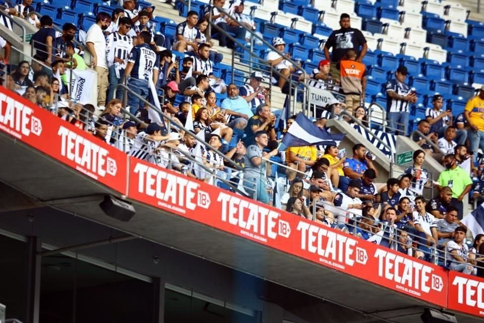 Más del ambiente en el BBVA.