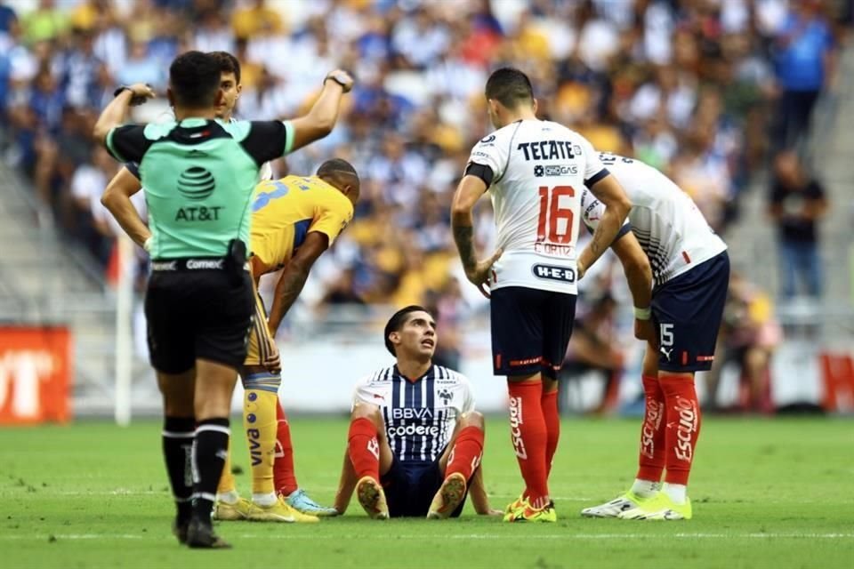 Imágenes del primer tiempo en el Clásico Regio.