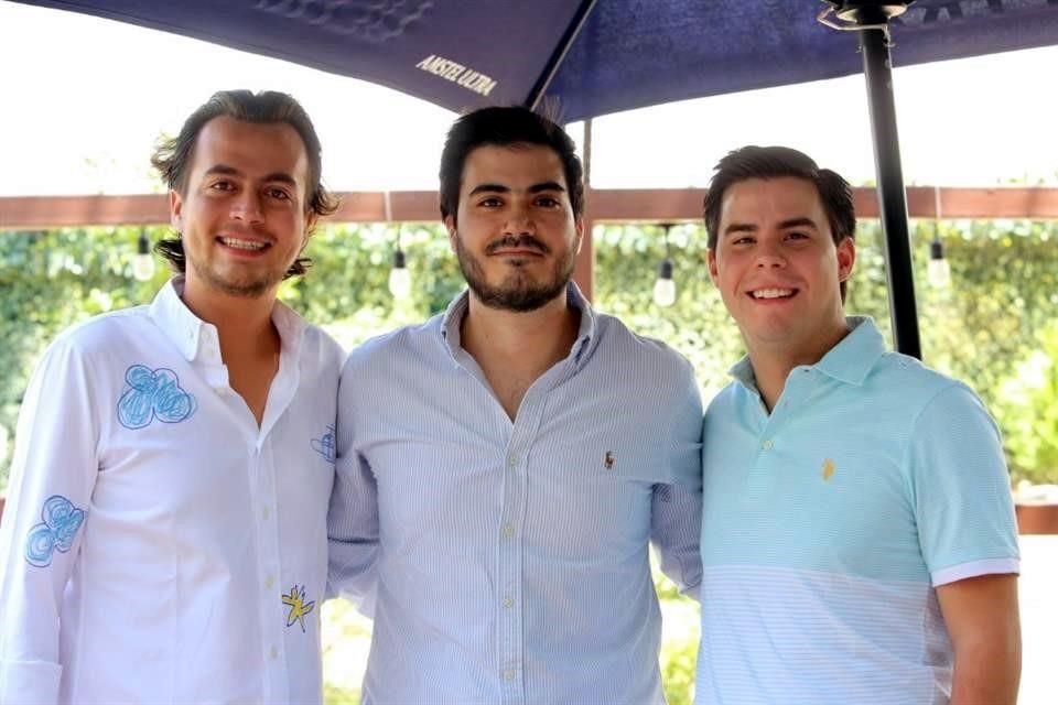 Marcel Stillekens, Gerardo Chapa y Andrés Sada