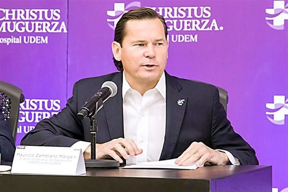 Mauricio Zambrano Margáin, director de operaciones del Sistema de Salud CHRISTUS MUGUERZA.