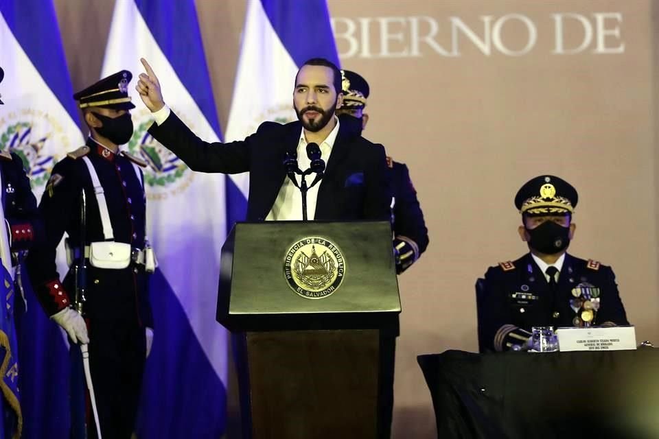 El presidente de El Salvador, Nayib Bukele.