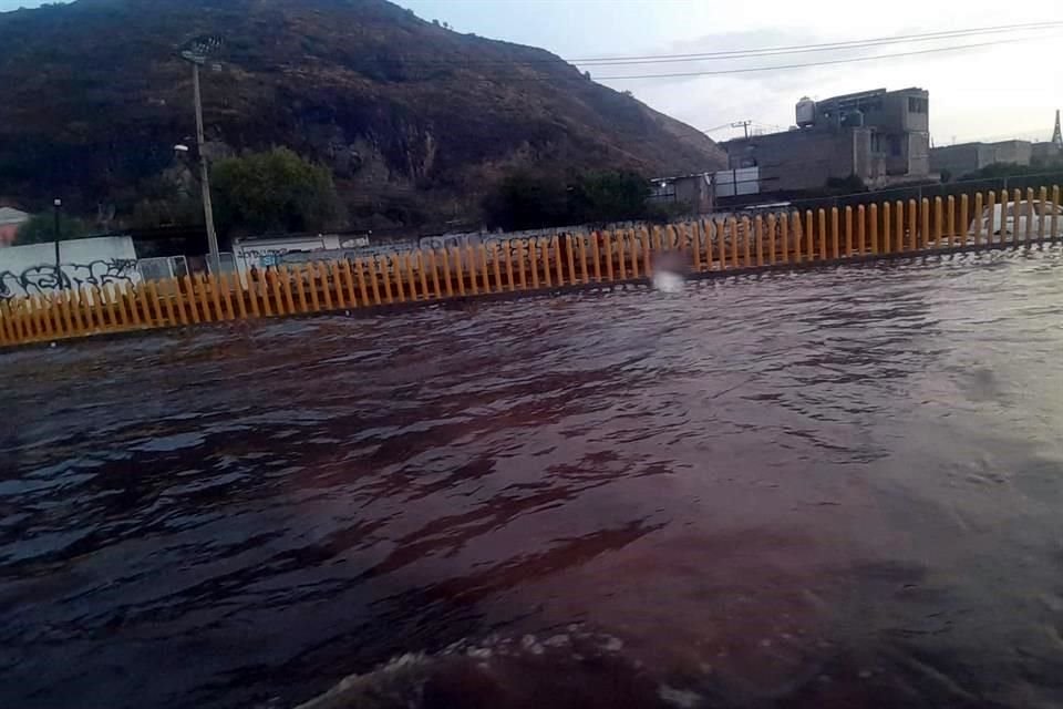 Así amaneció la Autopista México-Puebla.