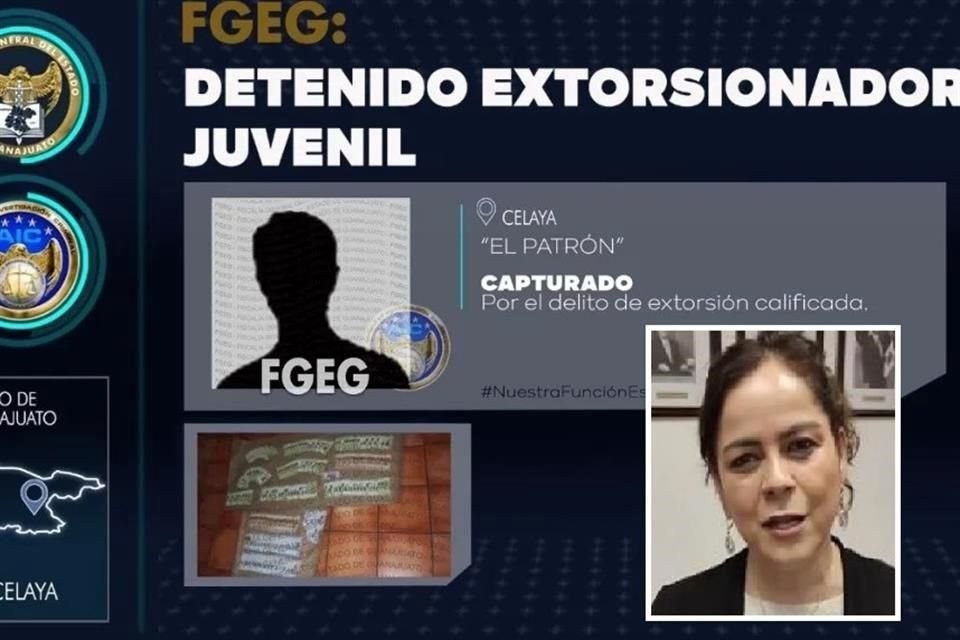 El menor de edad fue detenido con efectivo y algunos equipos telefónicos que presuntamente utilizaba para extorsionar.