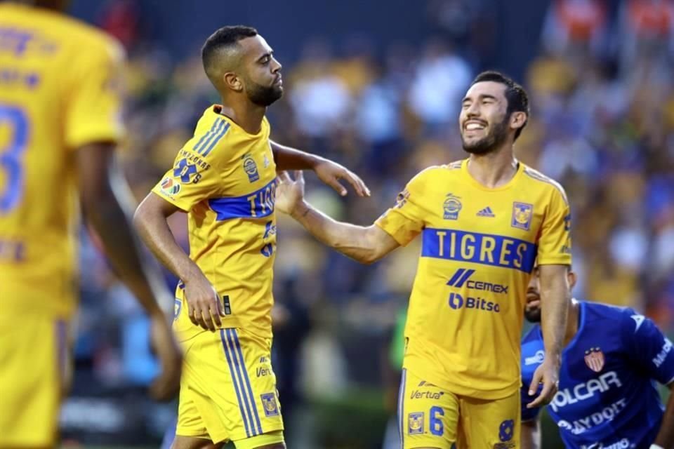 Los Tigres ligaron tres empates, por lo que podrían salir de zona de clasificación directa a la Liguilla.