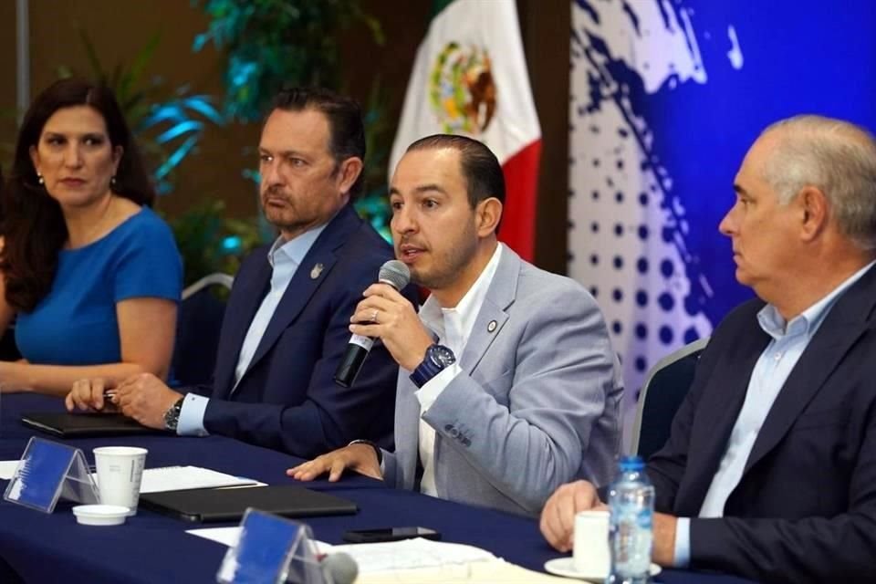 El dirigente panista Marko Cortés anunció en Querétaro el primer foro que servirá como pasarela de presidenciables de este partido.