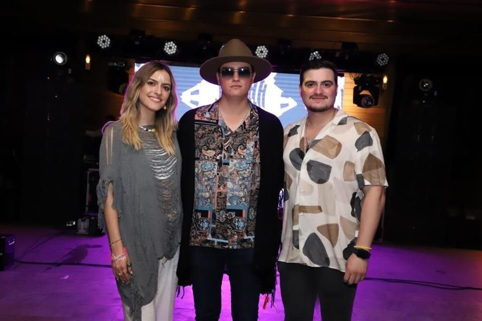 Ana Sofía Tamez, Andrés Tamez y Jaime Tamez