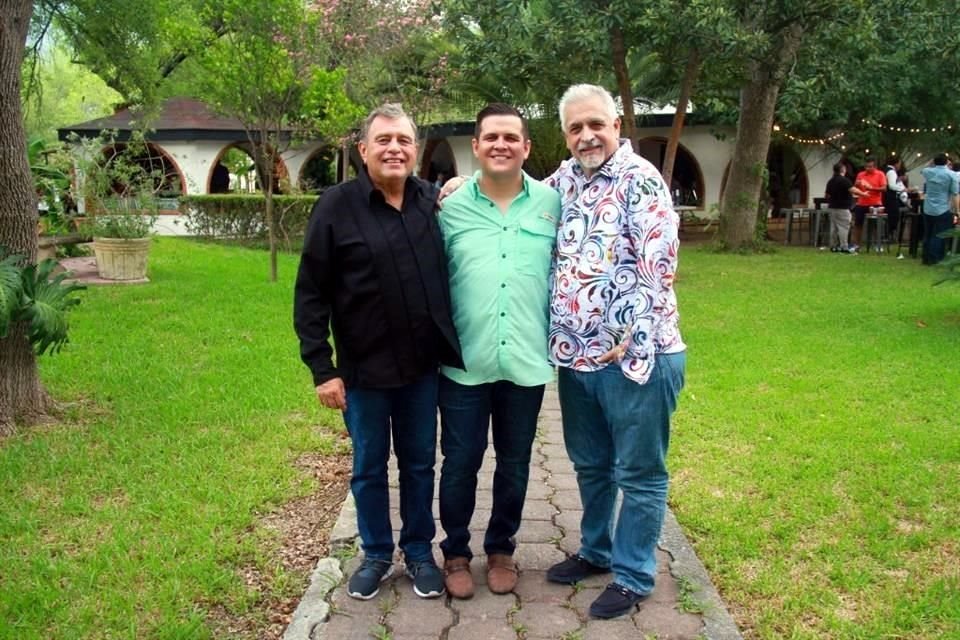 José Rubén Méndez Moncada, Adrián Méndez Valbuena y  Leopoldo Urdiales Guerra