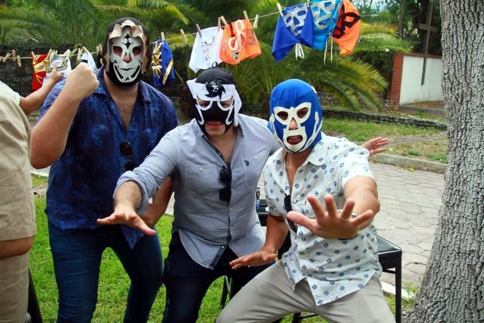 Alfredo Leal, Diego Castorena y Héctor Cepeda