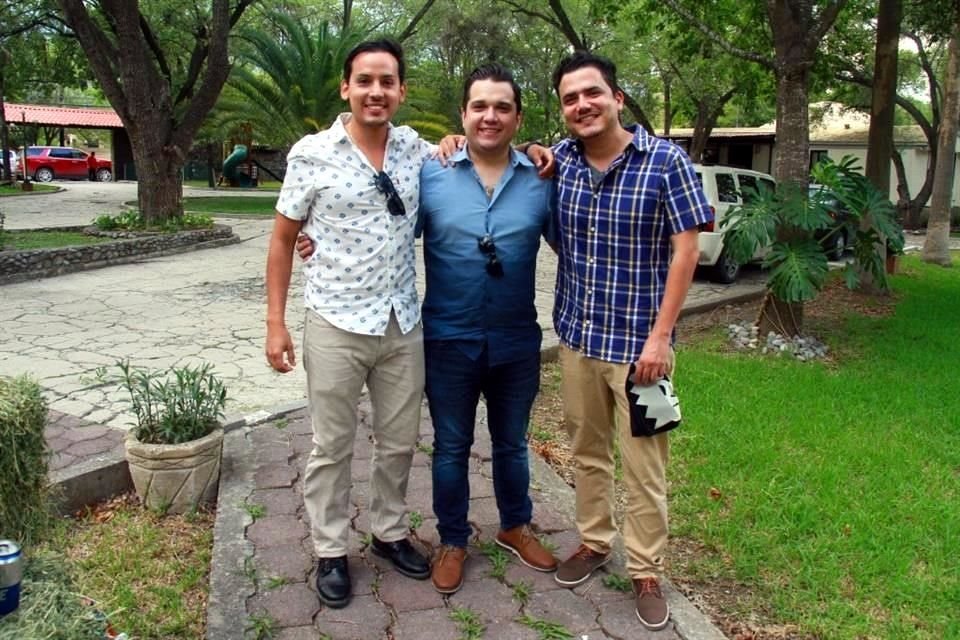 Héctor Cepeda, Carlos Novelo y Luis González