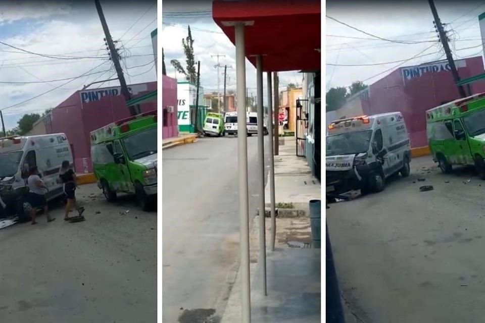 El accidente, citaron fuentes, ocurrió cerca de las 17:00 horas en las calles de Morelos y Benito Juárez en donde según datos extra oficiales no hubo personas lesionadas.
