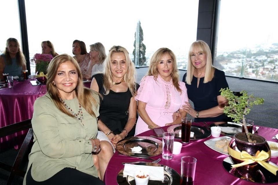 Silvia Bonilla, Carmen Barragán, Rebeca Gómez y Rosy de Montemayor