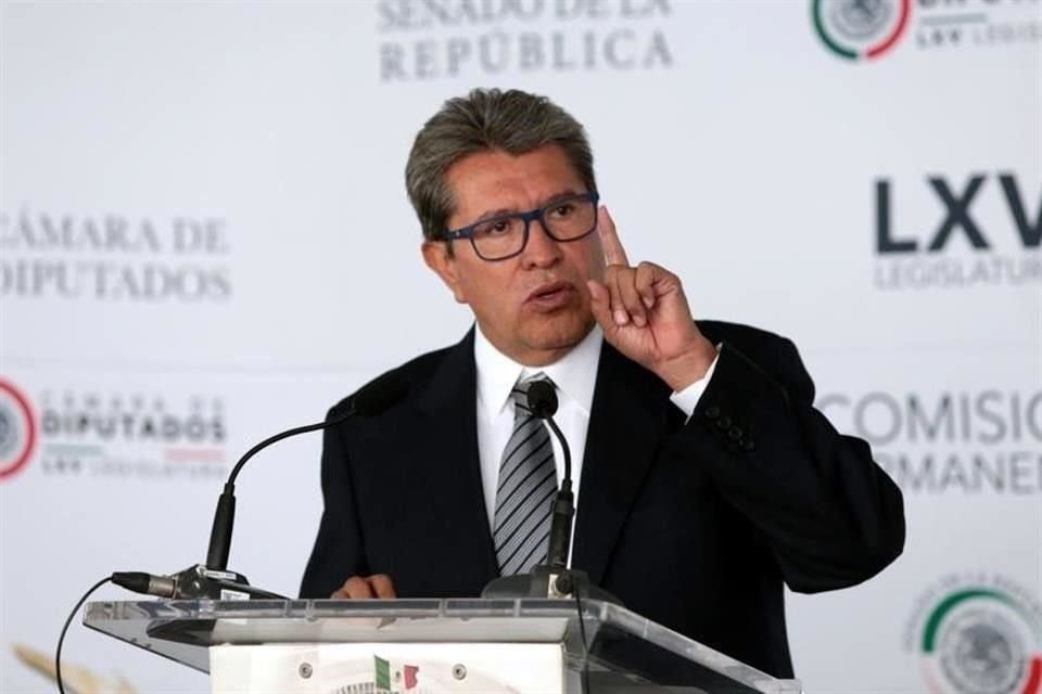 Morena se podría ver afectado si con la reforma electoral se consuma desaparición de fórmula plurinominal, advirtió Ricardo Monreal.