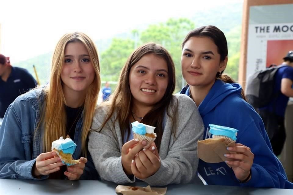 Alexa Garza, Marlene de la Rosa y Jimena Marín
