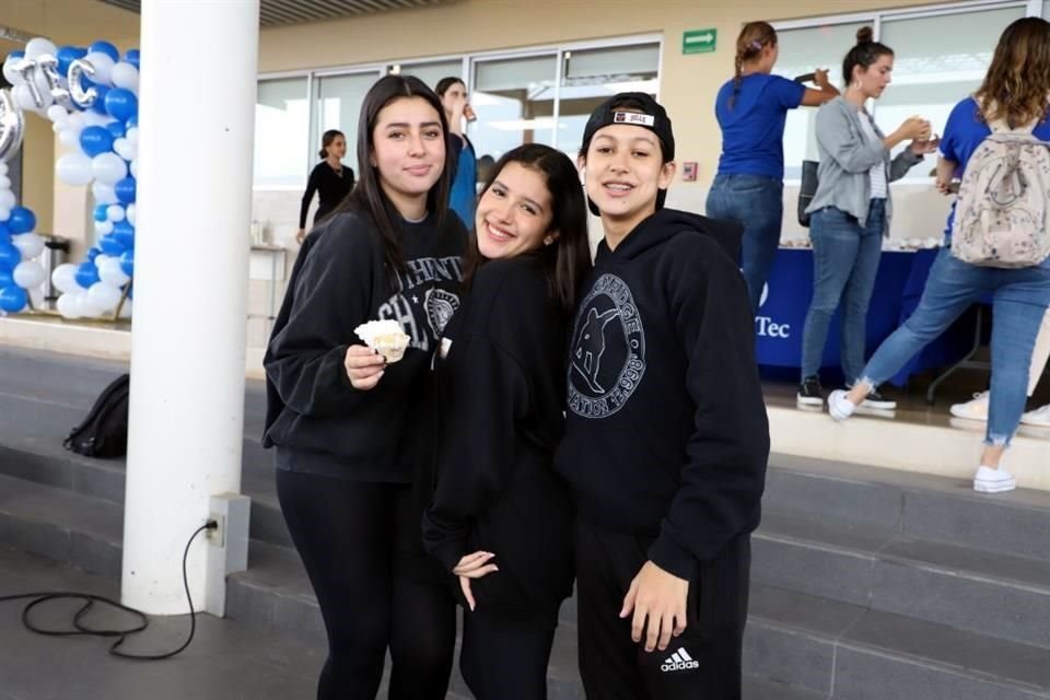 Daniela Morales, Debanhi Betancourt y Santiago Alanís