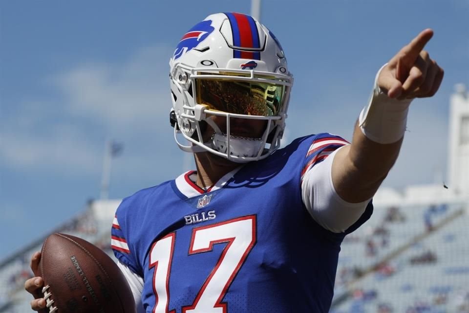 Los Bills de Josh Allen destacan en el primer lugar de los momios en las casas de apuestas para campeones de la NFL.
