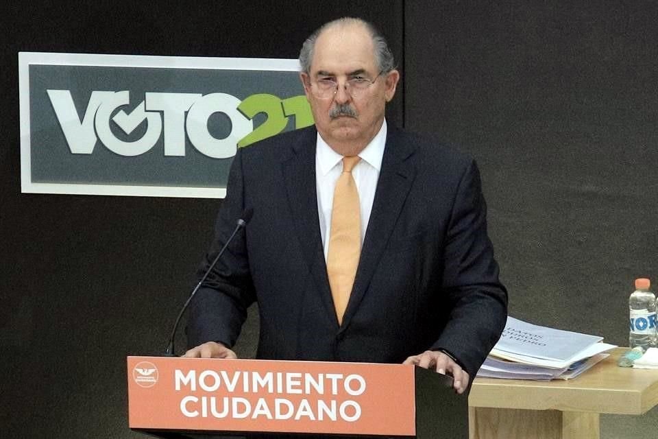 Salvador Benites candidato de Movimiento Ciudadano.