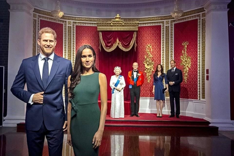 El museo Madame Tussauds de Londres cambió a Enrique y Meghan a la zona de Hollywood.