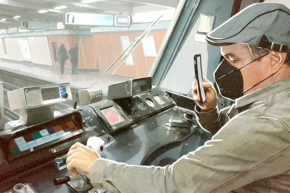 El conductor responde por radio, si el sistema funciona, o incluso por whatsapp, para dar sus coordenadas.