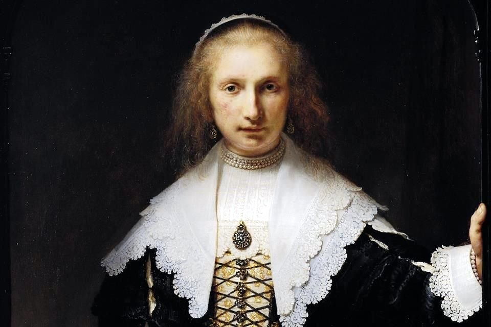 Obras de grandes maestros de la historia del arte forman parte del acervo, como esta pintura de Rembrandt titulada 'Agatha Bas'.