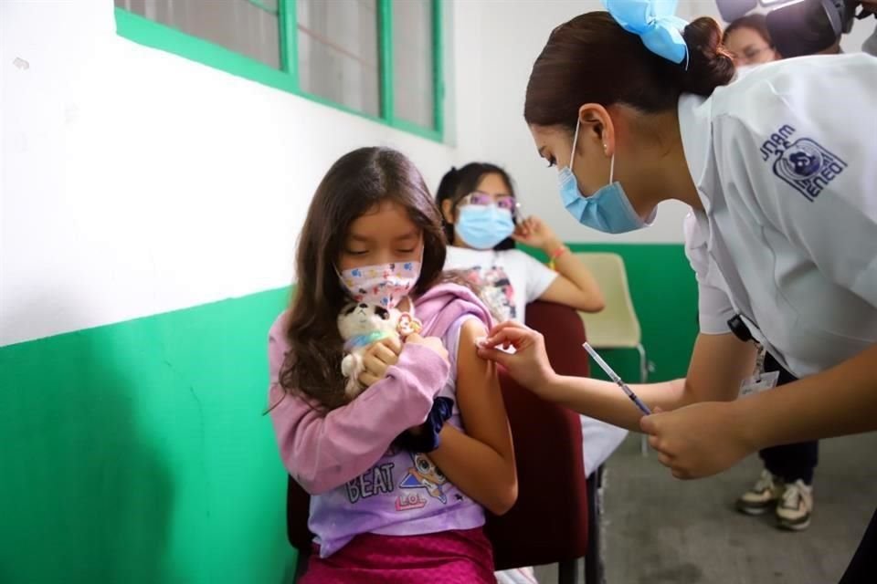 La Secretaría de Salud anunció que concluyó la aplicación de vacunas contra Covid-19 en menores de 5 a 11 años.